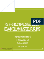 Design of Beam Column
