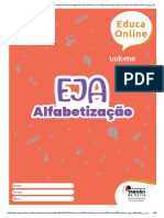 Revista Estude em Casa - EJA - Alfabetização - Volume 1 - Taboão