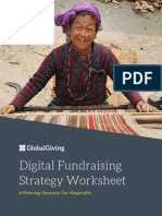 Digital Fundraising Strategy Worksheet