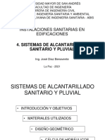 Sistemas de Alcantarillado Sanitario y Pluvial