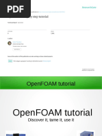 OpenFOAM Tutorial