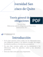 USFQ - Teoría de Las Obligaciones - Clase 3