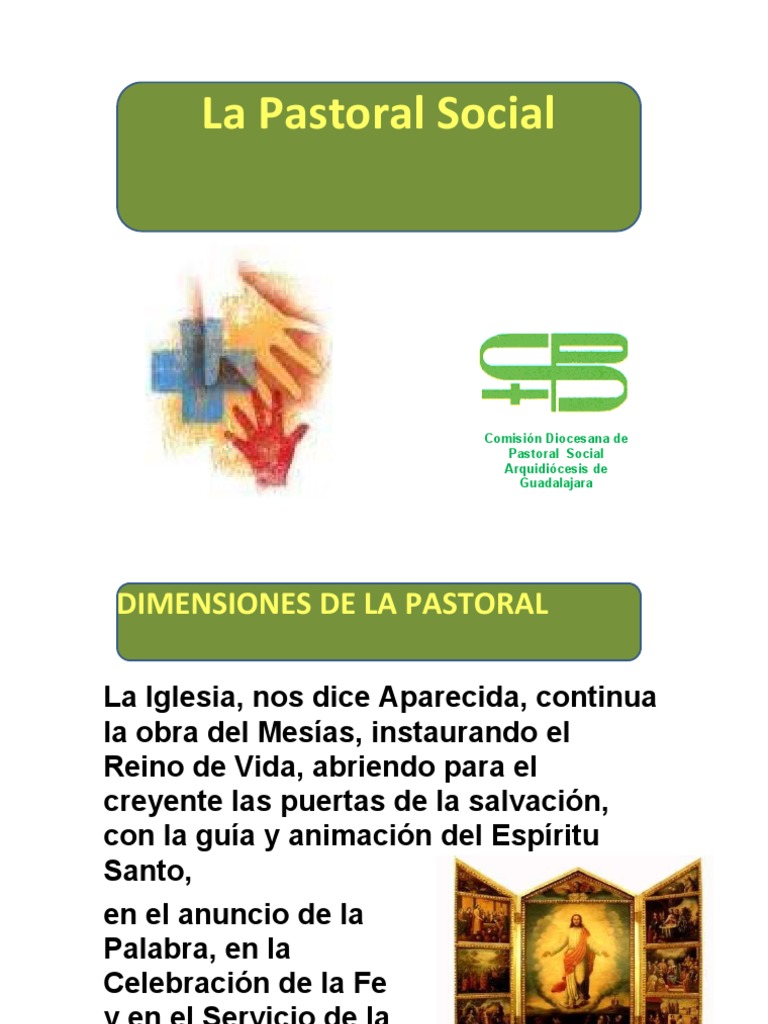 Dimensiones de la Pastoral Social en Guadalajara | PDF | Iglesia ...