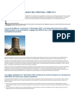 Finalisation Des Réformes Bâle III - Banque de France