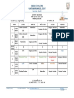 Horario de Clases 2022-2023