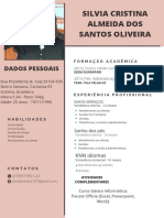 Silvia Cristina Almeida Dos Santos Oliveira: Dados Pessoais