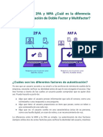 Autenticación 2FA y MFA ¿Cuál Es La Diferencia Entre Autenticación de Doble Factor y Multifactor