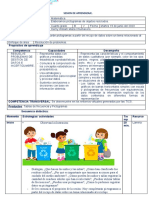 Sesion de Aprendizaje Martes 20 de Junio