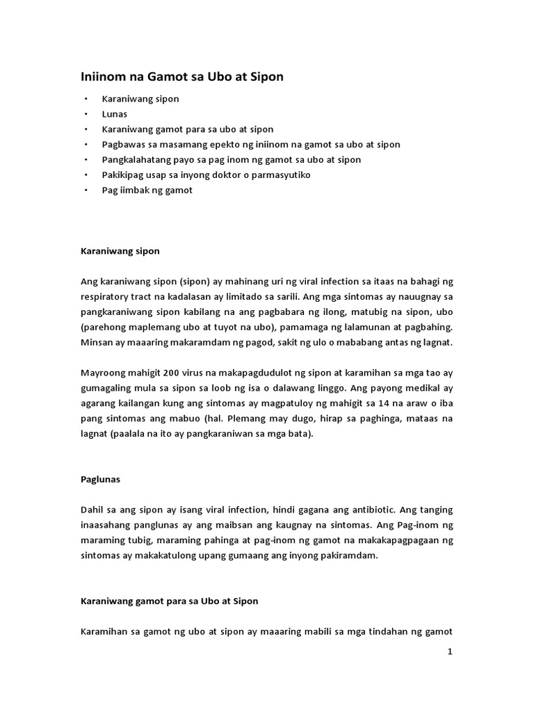 Tagalog_05_Oral_Cough_and_Cold PDF