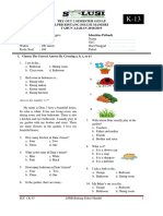 Soal Latihan English Kelas 1