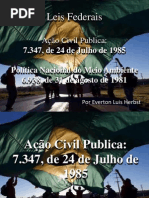 Leis Federais 7347 & 6938