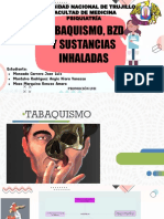 Tabaquismo, Benzodiacepinas y Sustancias Inhalatorias