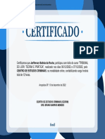 Certificado - Tribunal Do Juri Teoria e Pratica 288523 - Participação - 16 30 20