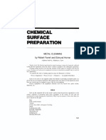 Chemical Surface Preparation (Metal Finishing, 1 - 1999)