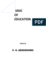 Basic of Education