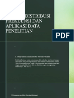 Bab 3 Daftar Distribusi Frrkuensi Dan Aplikasi Data Penenelitian