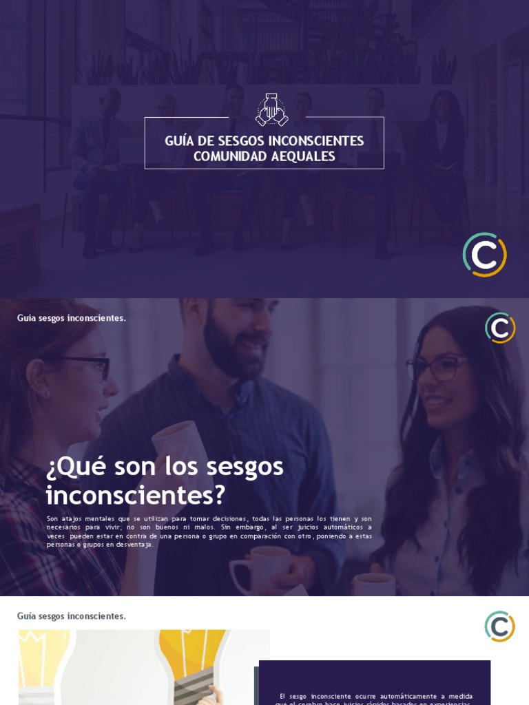 Guía Sesgos Inconscientes | PDF | Parcialidad | Prejuicios