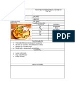 Ficha Técnica de Elaboración de Un Cóctel