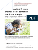 Ciencias Na BNCC Como Ensinar o Eixo Tematico Materia e Energiapdf