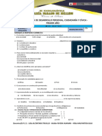 Prueba Objetiva 1er Grado D.P.C.C.