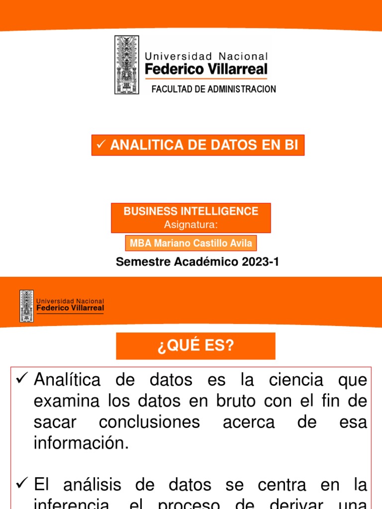Analítica de Datos en Business Intelligence | PDF | Big Data ...