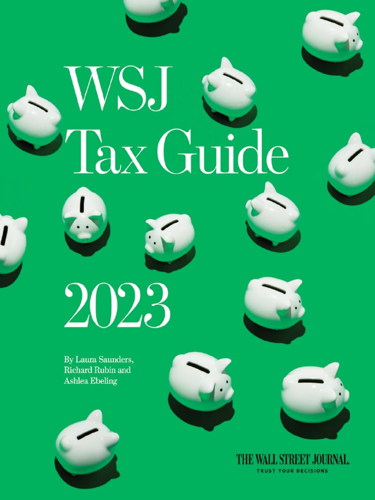WSJ Tax Guide 2023 PDF Capital Gains Tax Refinancing