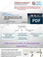 Calentamiento Voley 3º