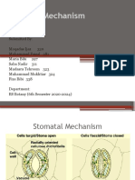 Mechanism of Stomatal Regulation PPT MM