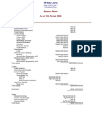 Standard Balance Sheet Dhina