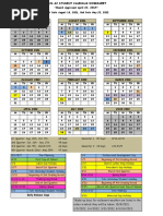 2021 2022 Student Attendance Calendar Block