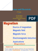 Magnetism and Electricity - 5th Week