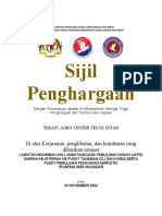 DRAFT Sijil Penghargaan - Pusat Tanaman Cili