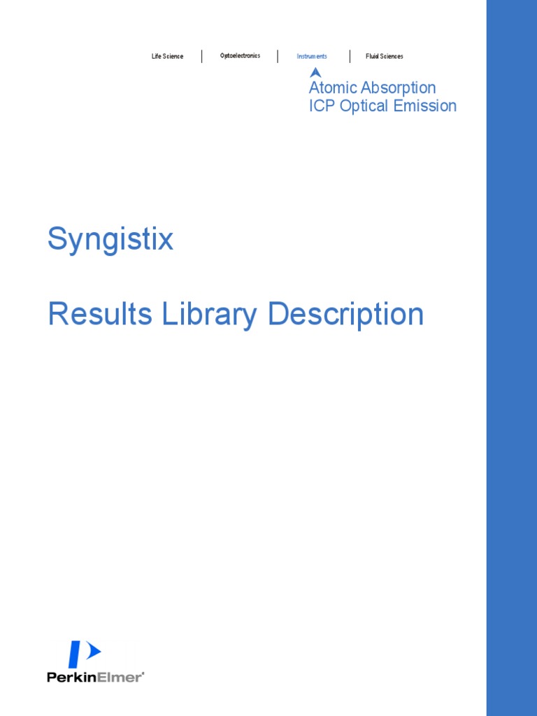 Syngistix results library description pdf library computing data