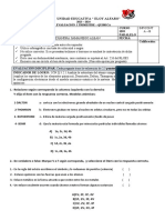 Examen Trimestral Química 1