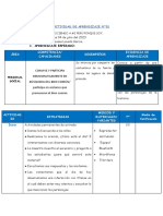 Actividad de Aprendizaje Del 4 Al 7 de Julio 5 Años C