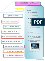 Idioms With The Word World