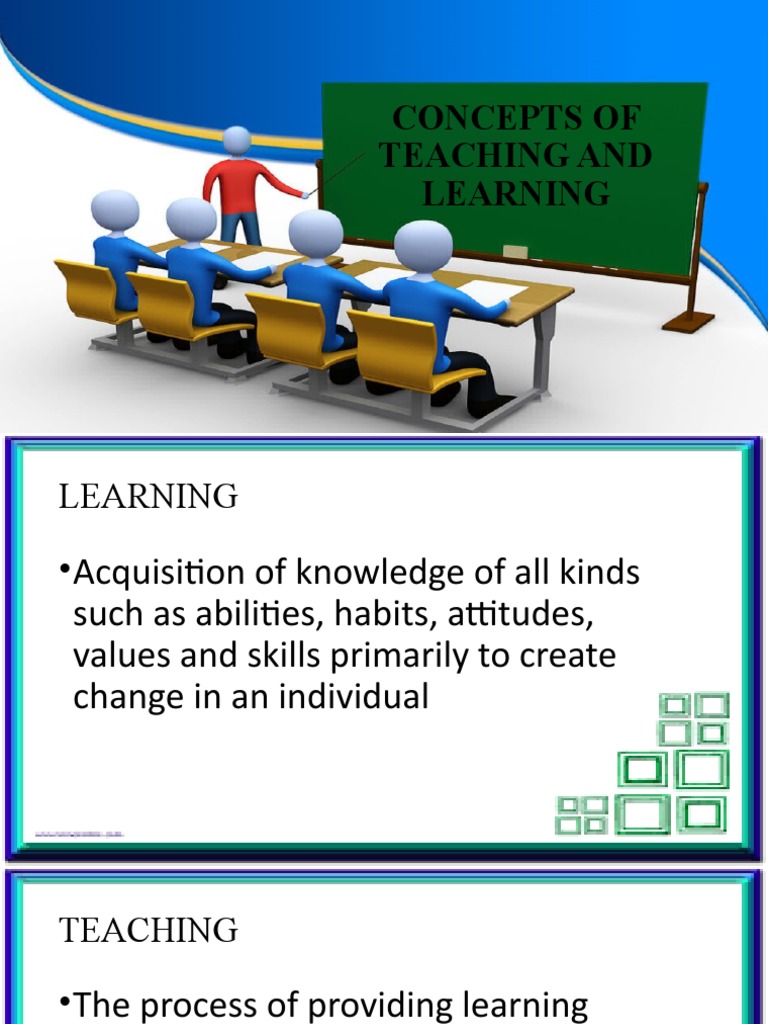 Concepts of Teaching and Learning | PDF | Learning | Nursing