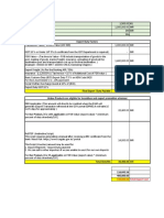 Export - Duty Calculation