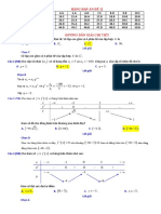 Bảng Đáp Án Đề 12