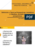 Definición y Tipos de Perspectivas Isométrica y Caballera. Acotado de Perspectivas - Geoffrey W Salas
