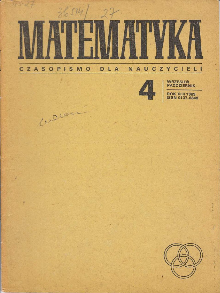 Mat PL 4 - 1989 | PDF