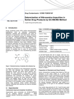 Shimadzu Determination of Nitrosamines Impurities in Sartan Drug Products On SH Rxi 624sil Ms