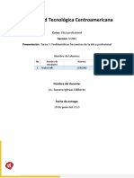 Problemáticas Frecuentes de La Ética Profesional