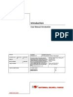 User Manual Introduction: RS0630-521 OP Document Control, Stavanger