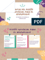 Pautas Del Diseño Universal para El Aprendizaje