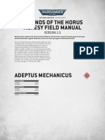 Legends of The Horus Heresy Points