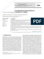 Epidemiological Profile of Helicobacter Pylori Infection Algeria
