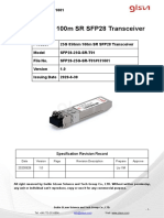 25G 850nm 100m SR SFP28 Transceiver