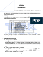 My 15 Space Master Manual Español