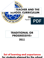 PROF ED The Teacher and School Curriculum - REVIEW DRILL